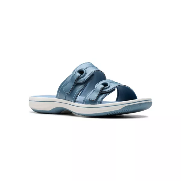 Женские шлепанцы Breeze Maye Cloudstepper Clarks, синий