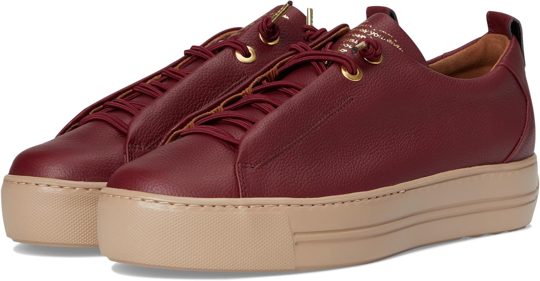 Кроссовки Paul Green Faye Sneakers, цвет Wine Leather