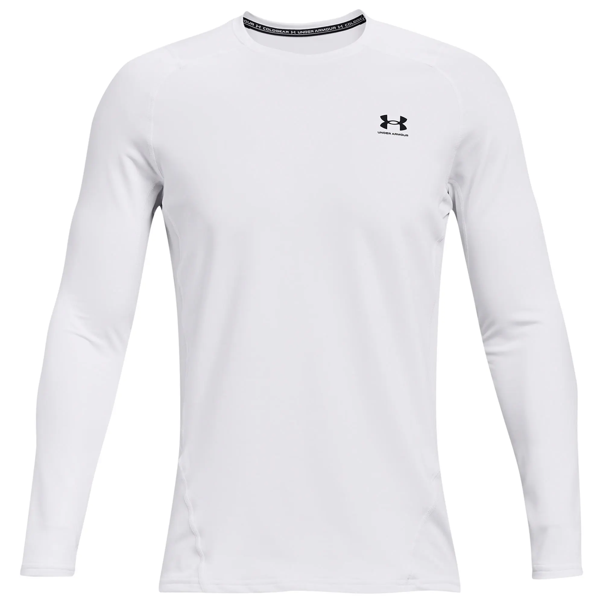 

Мужская приталенная рубашка ColdGear с круглым вырезом Under Armour, White/Black