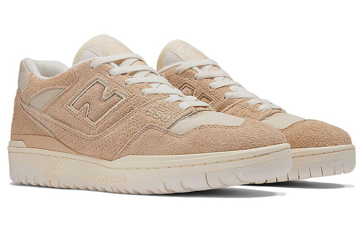 Кроссовки New Balance NB 550 Vintage Basketball Unisex, бежевый — фото 2