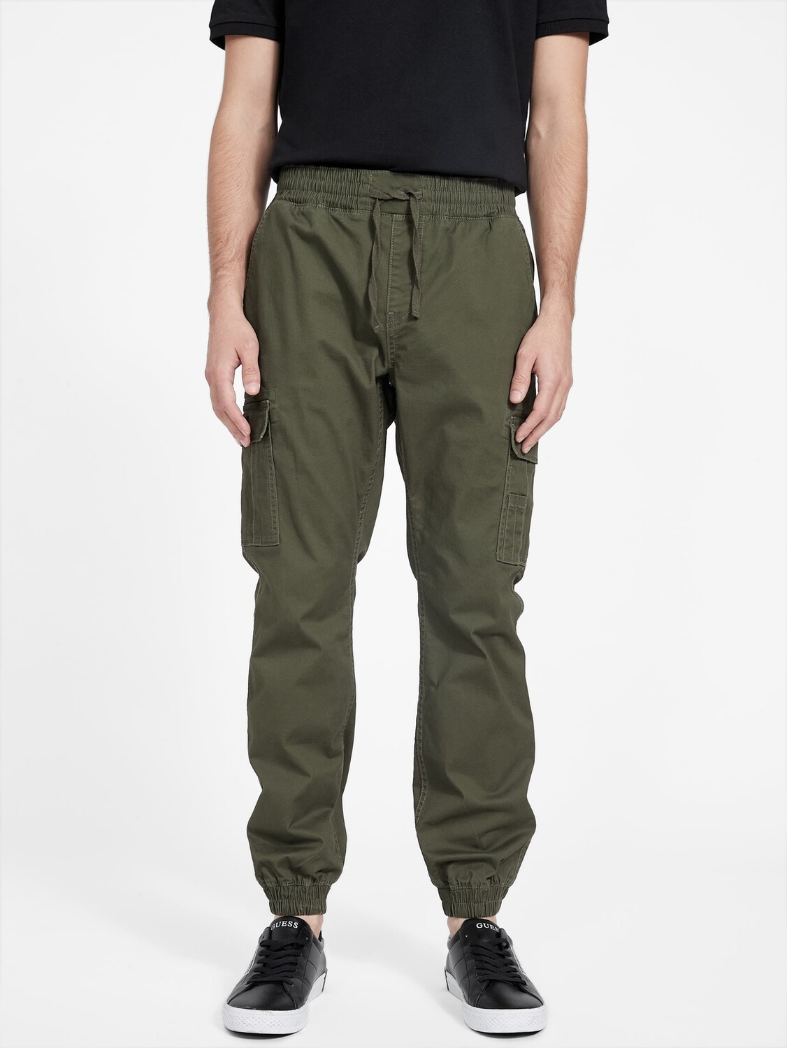 

Джоггеры-карго Jenner Guess Factory, цвет Green Depths