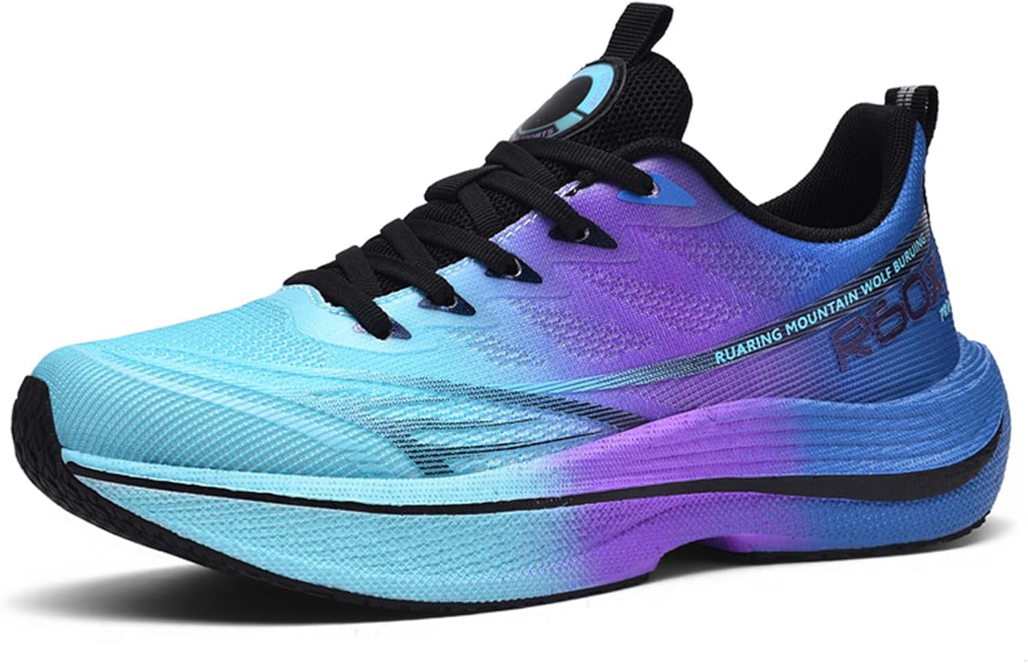 

Мужские дышащие кроссовки с сеткой и шнуровкой, удобные для бега, спортивные повседневные теннисные кроссовки большого размера Generic, синий