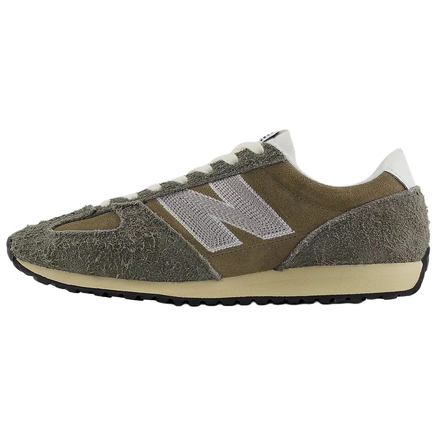 Кроссовки панельные New Balance серо-коричневые