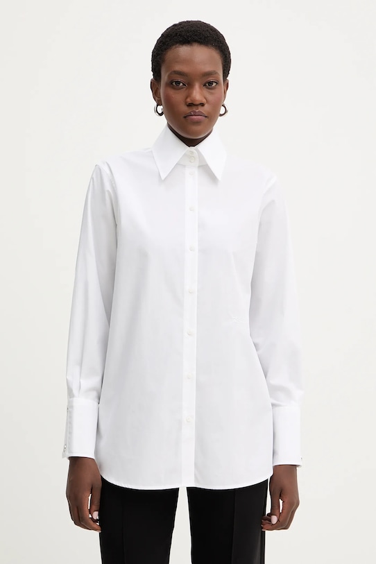 

Хлопковая рубашка Karl Lagerfeld, белый