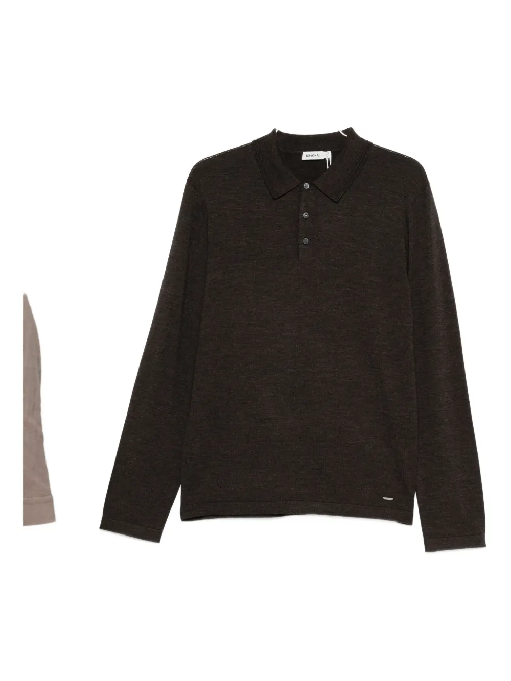 

Шерстяное поло Simkhai, коричневый