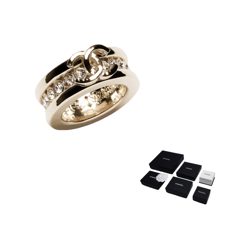 

CHANEL Металлические кольца Women's Gold