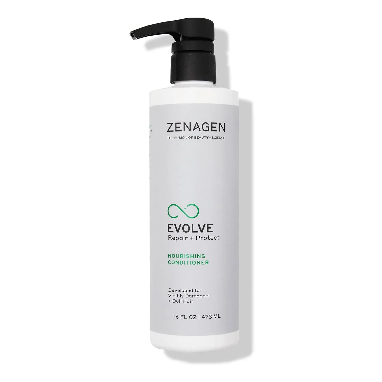 Кондиционер Zenagen Evolve Repair + Protect для питания и защиты, увлажняет и восстанавливает поврежденные волосы, способствует увеличению объема, на растительной основе, для всех типов волос 473 мл (1 шт.)