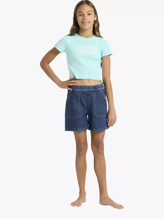 Детские джинсовые шорты Surfside Spirit, цвет Океанский синий Roxy — фото 3