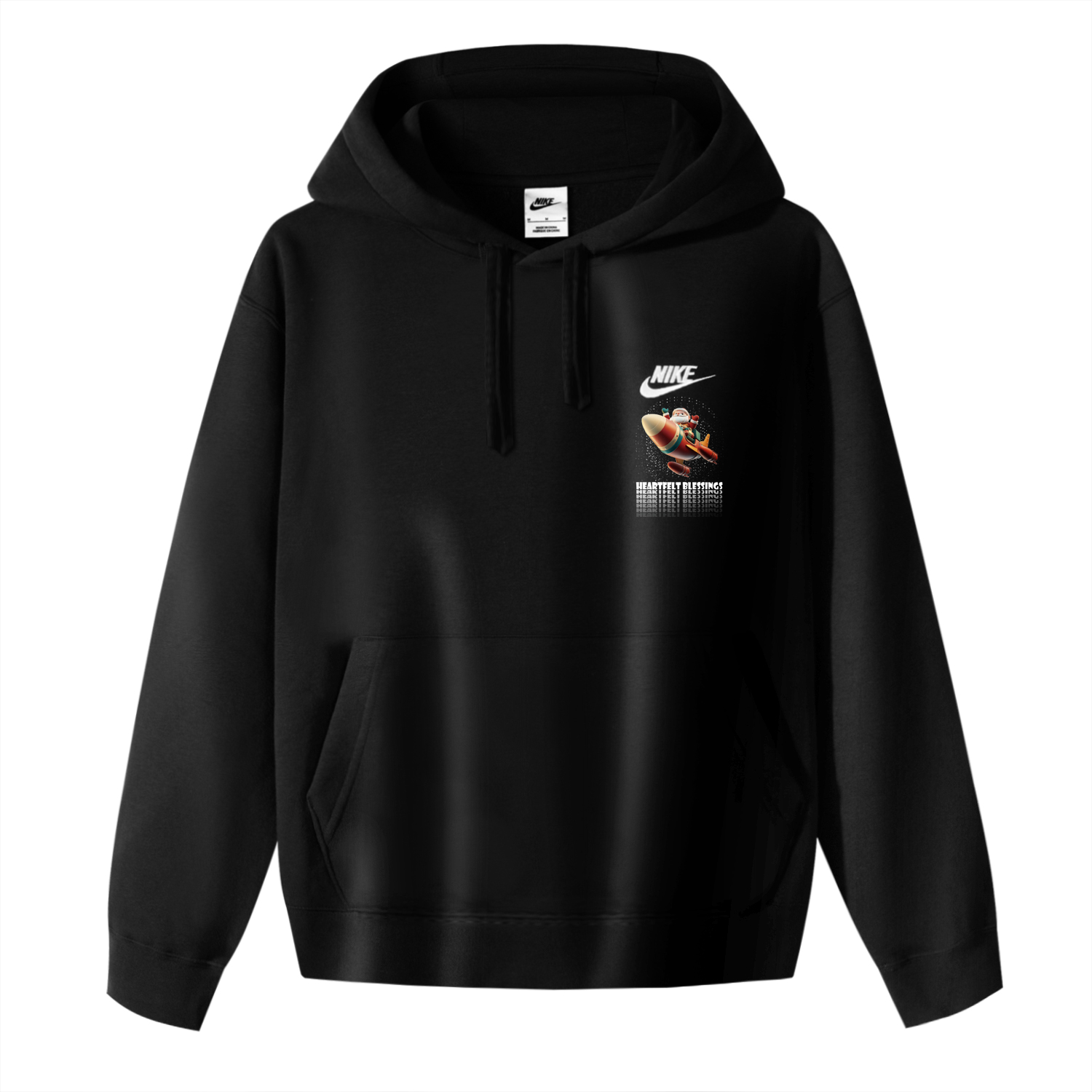 

Nike Спортивный клубный свитшот Unisex Black, Черный, Nike Спортивный клубный свитшот Unisex Black