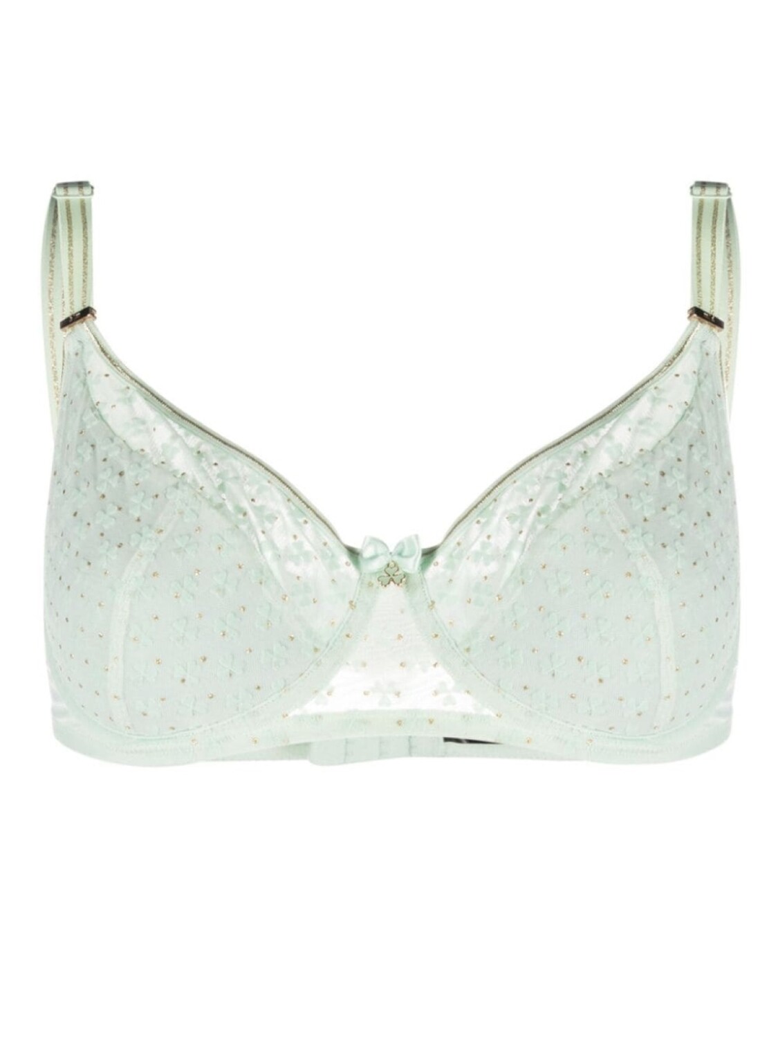 

Marlies Dekkers сетчатый бюстгальтер Lucky Clover с узором, зеленый