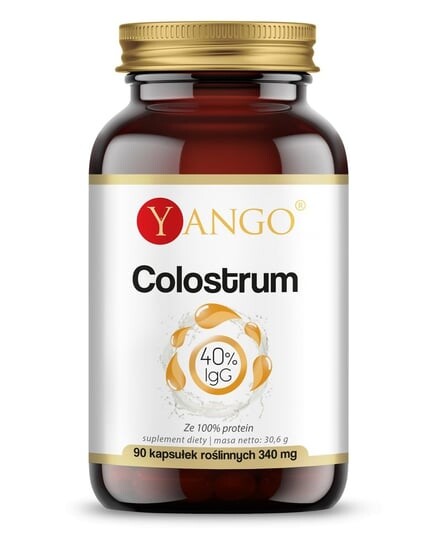 

Yango, Colostrum - 40% IgG, БАД, 90 капсул. Inna marka