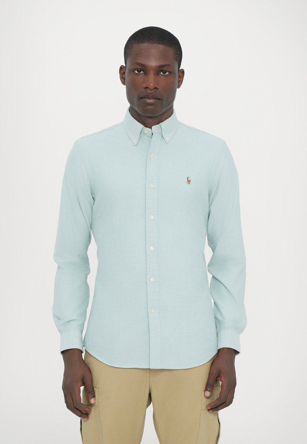 

Рубашка CUSTOM FIT OXFORD SHIRT Polo Ralph Lauren, синий
