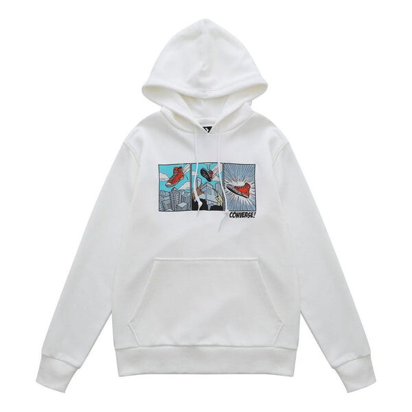 

Толстовка comic graphic hoodie 'white' Converse, белый