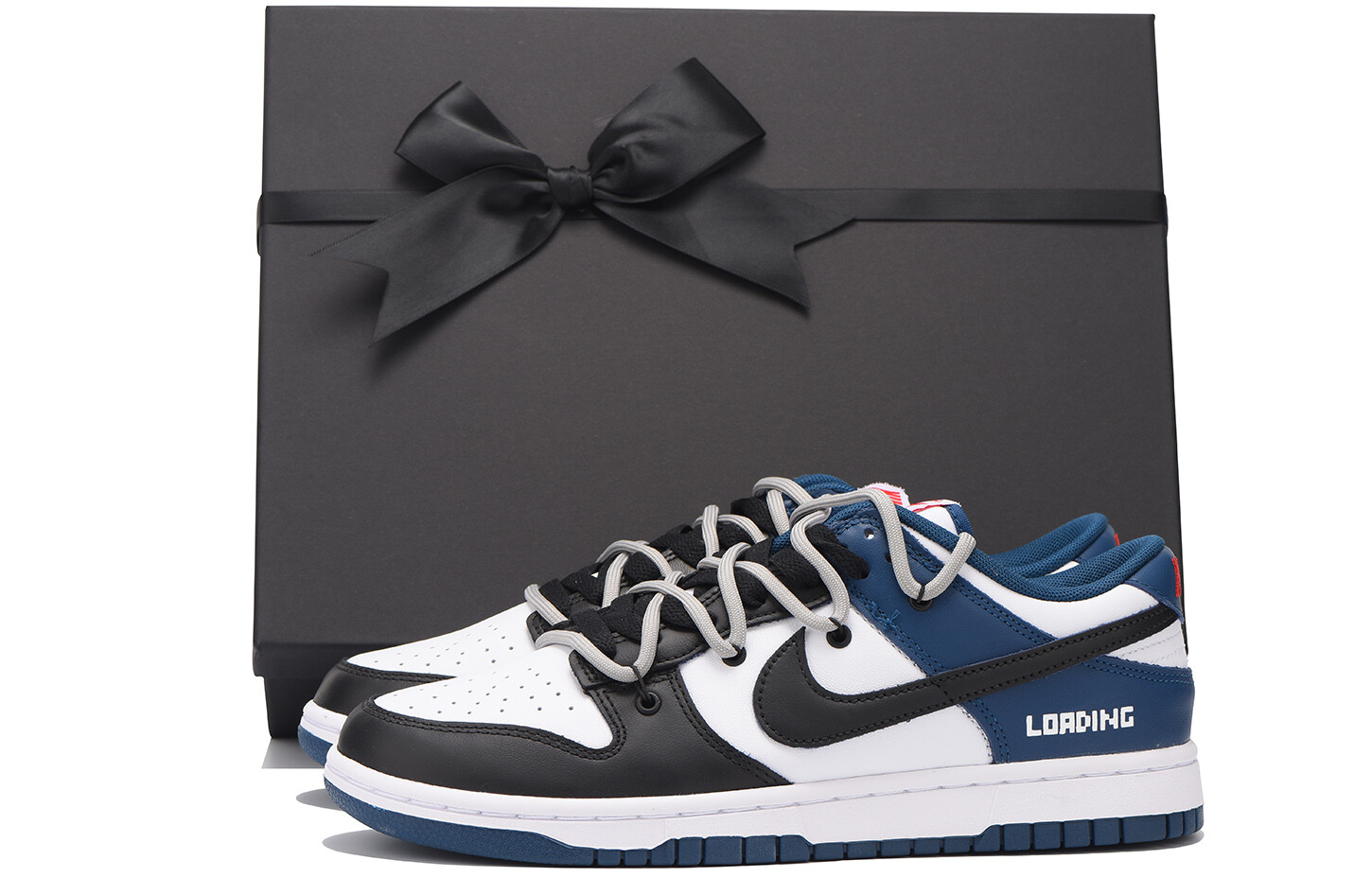 

Кроссовки Nike Dunk Skateboarding Shoes Men Low-top Blue, темно-синий