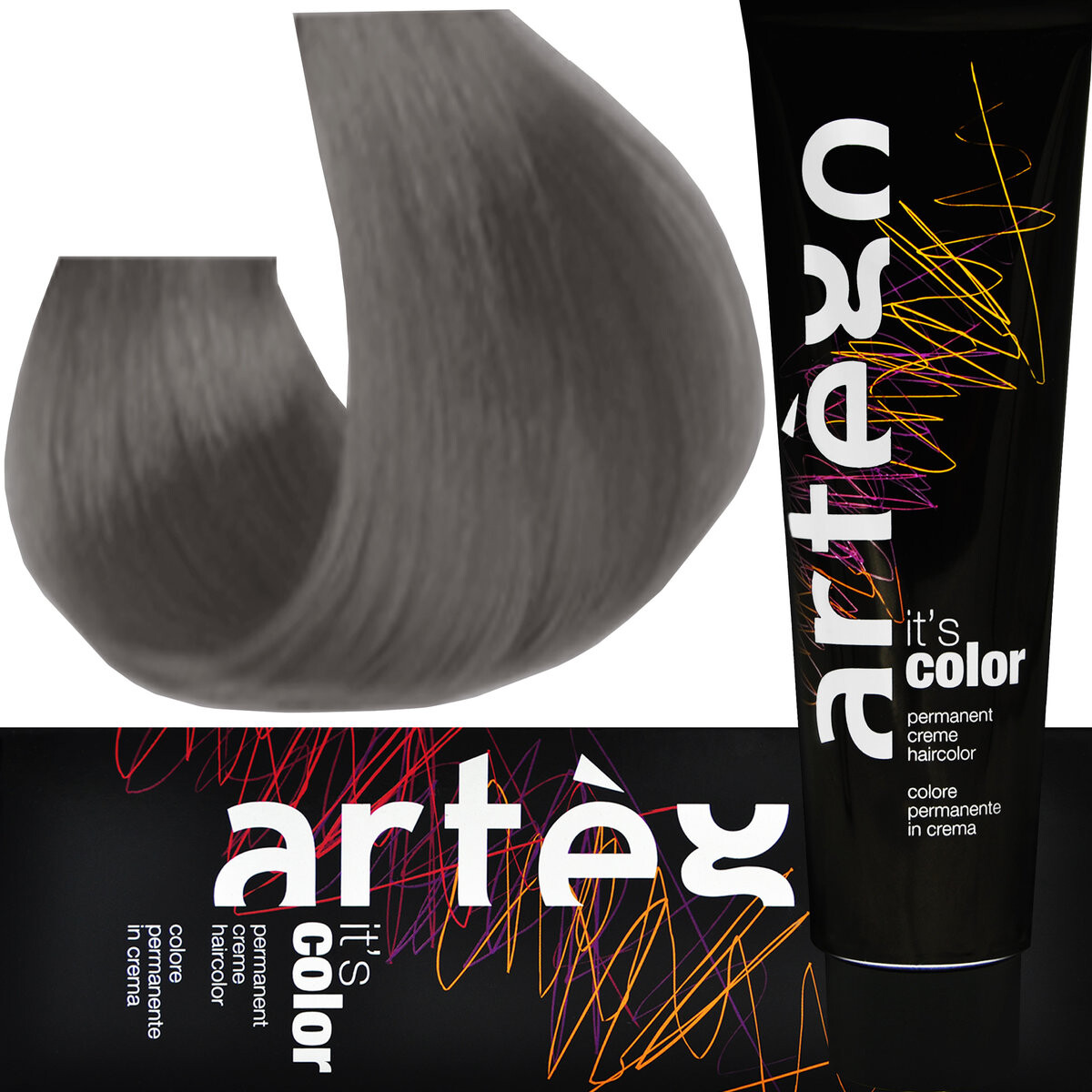 

Artego, Краска для волос It`s Color в тюбике, интенсивный графит, 150 мл