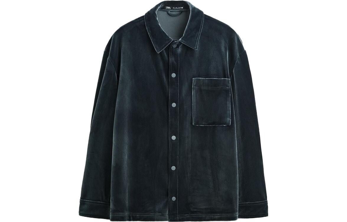 

Рубашка мужская Ocean Color Zara, цвет Ocean color