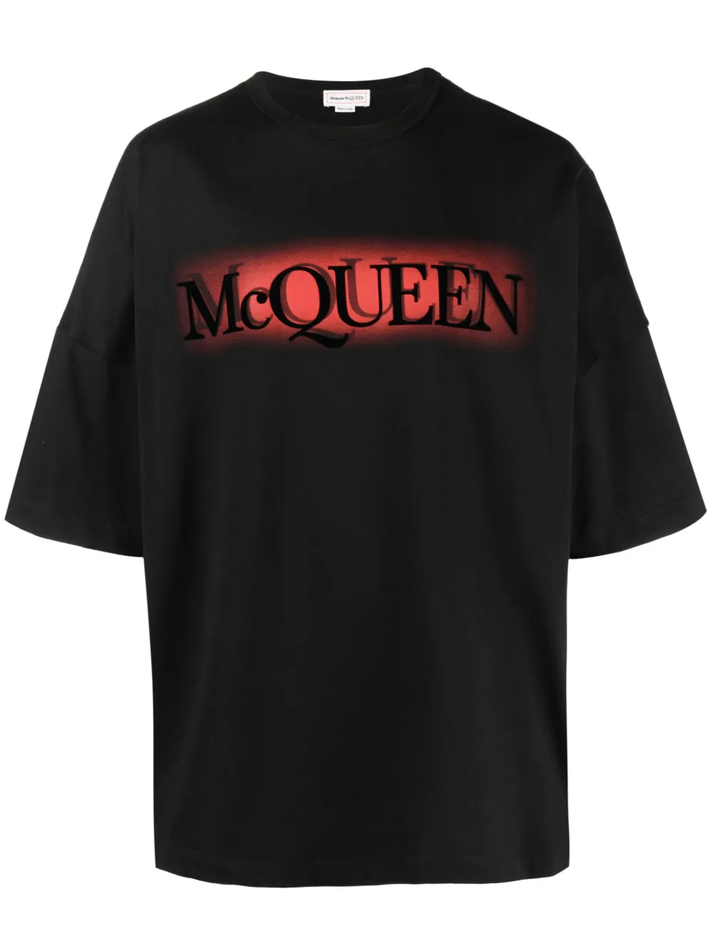 

Футболка с логотипом Alexander McQueen, черный