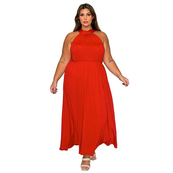 

Платье Plus size Cassia на бретелях L I V D, Red