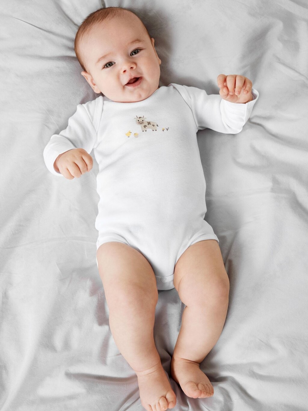 

Боди NBNBODY FARM ANIMALS UNISEX Name it, цвет bright white