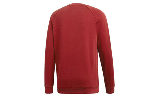 Толстовка men's originals trefoil crew red Adidas, красный — фото 2