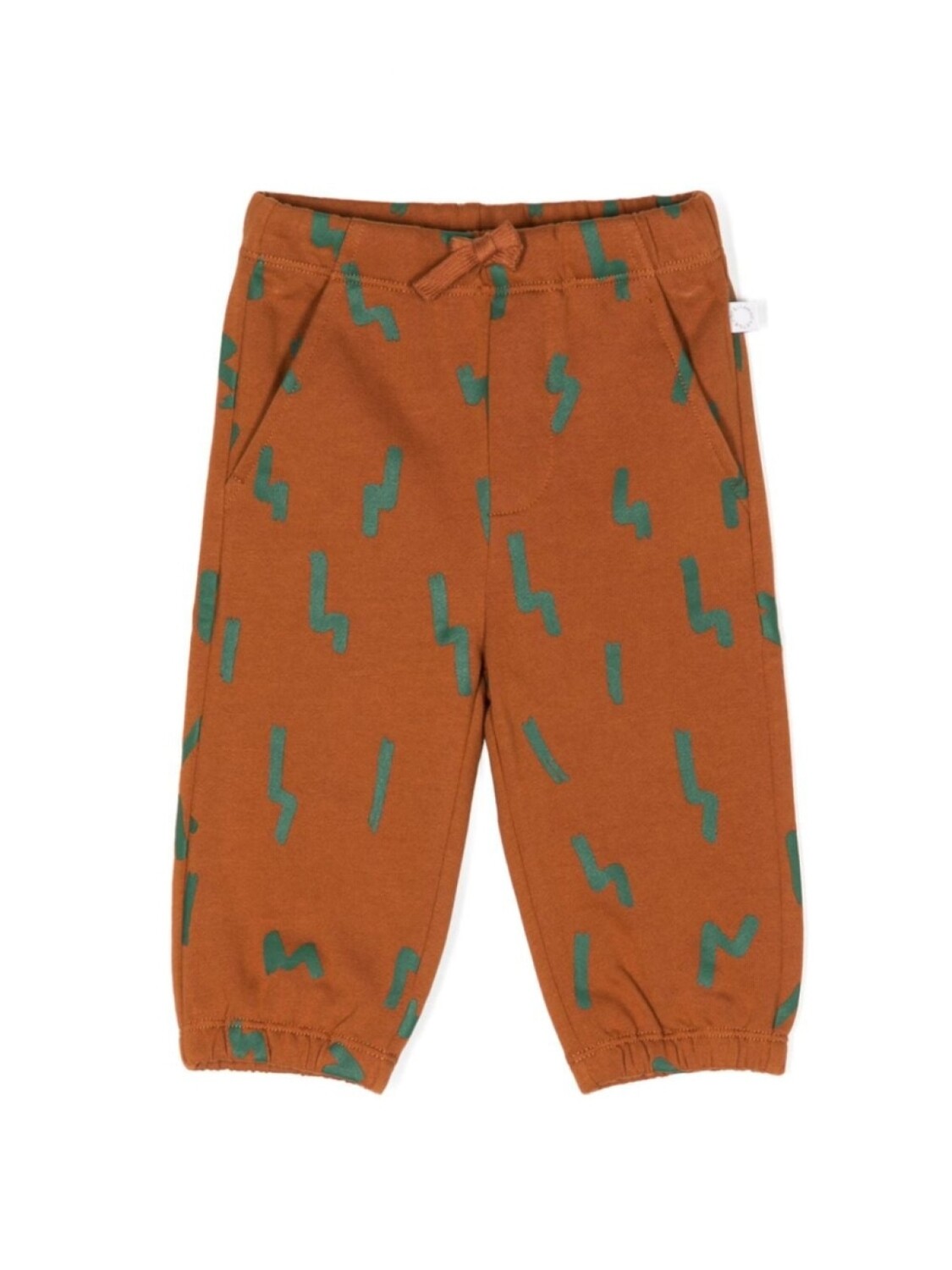 

Stella McCartney Kids брюки с абстрактным принтом, коричневый