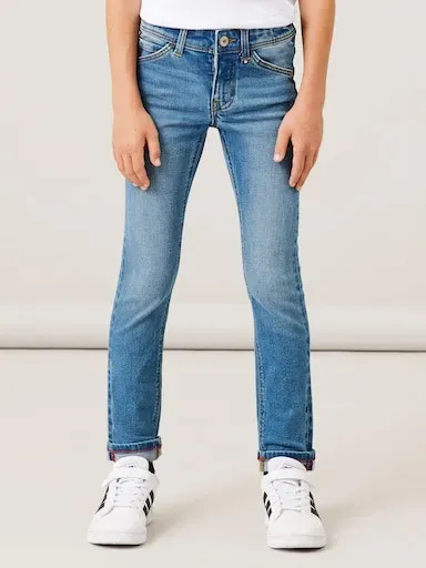 

Джинсы узкого кроя Name It "NKMTHEO XSLIM JEANS 1810-AU NOOS", синий