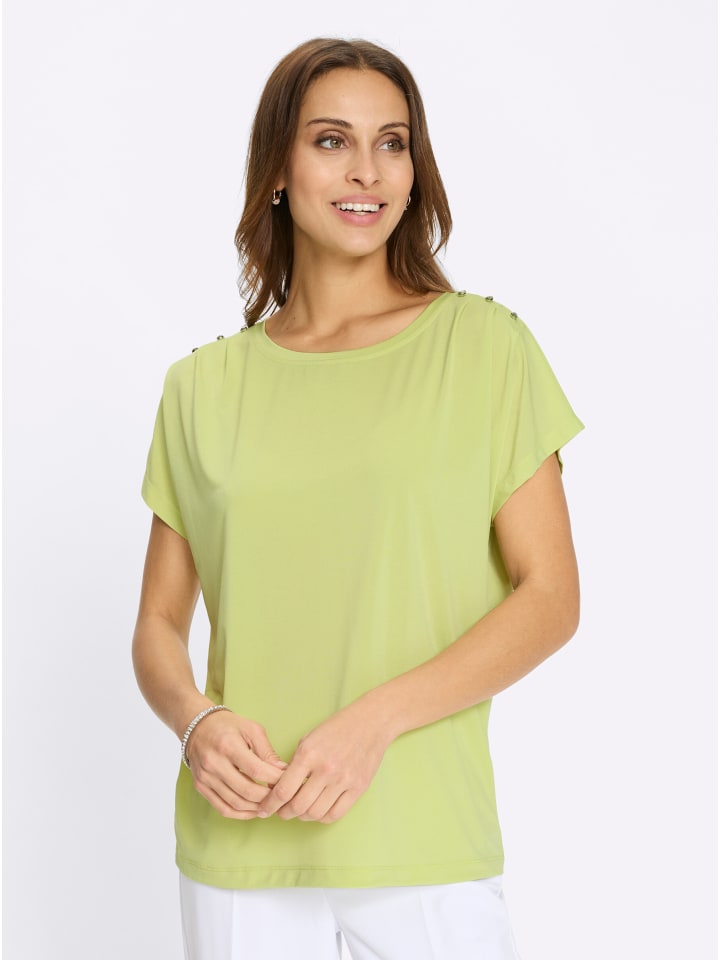 

Рубашка с круглым вырезом фисташкового цвета WITT WEIDEN