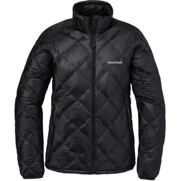 

Пуховик женский с воротником стойкой, легкий MONTBELL, marine синий