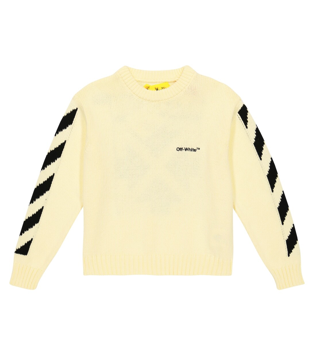 

Толстовка из хлопка с логотипом Off-White, белый