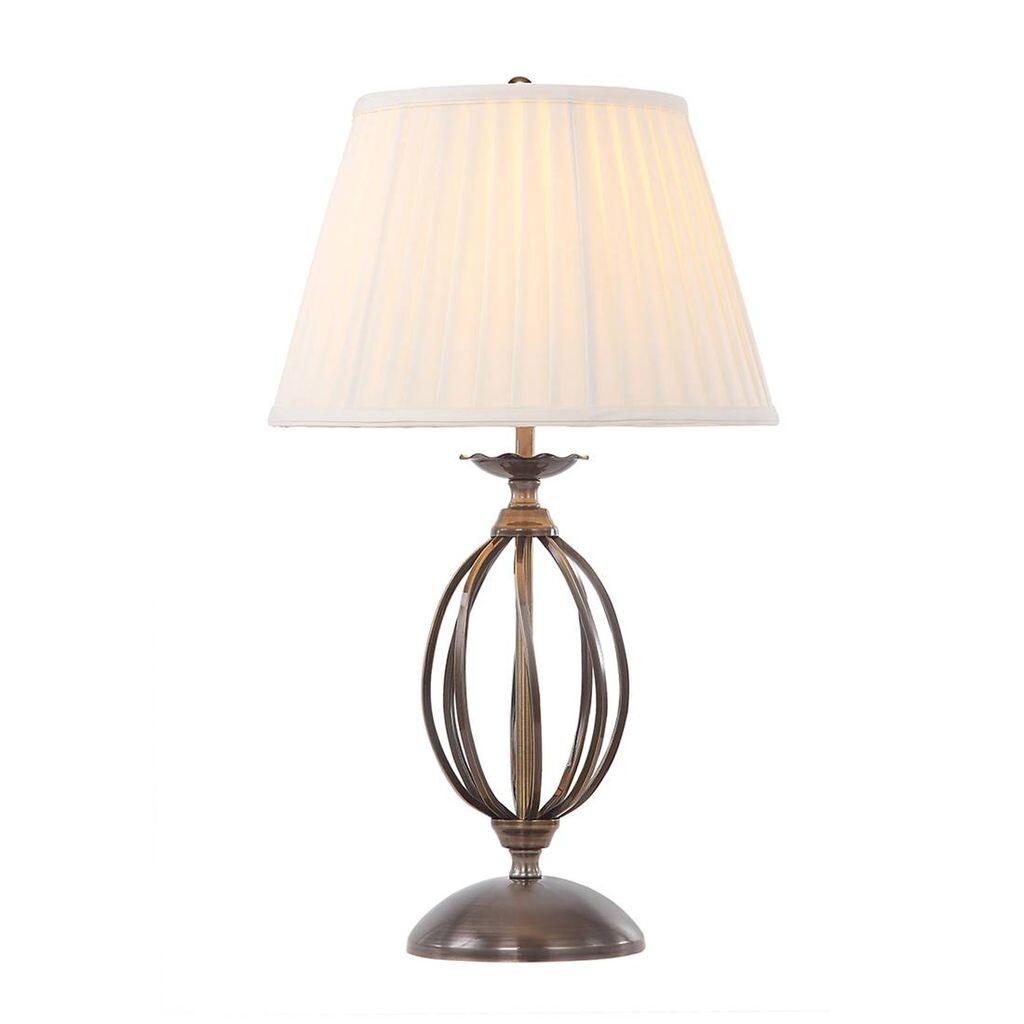 

Лампа Craftsman 54 см, старинная латунь, с абажуром Elstead Lighting