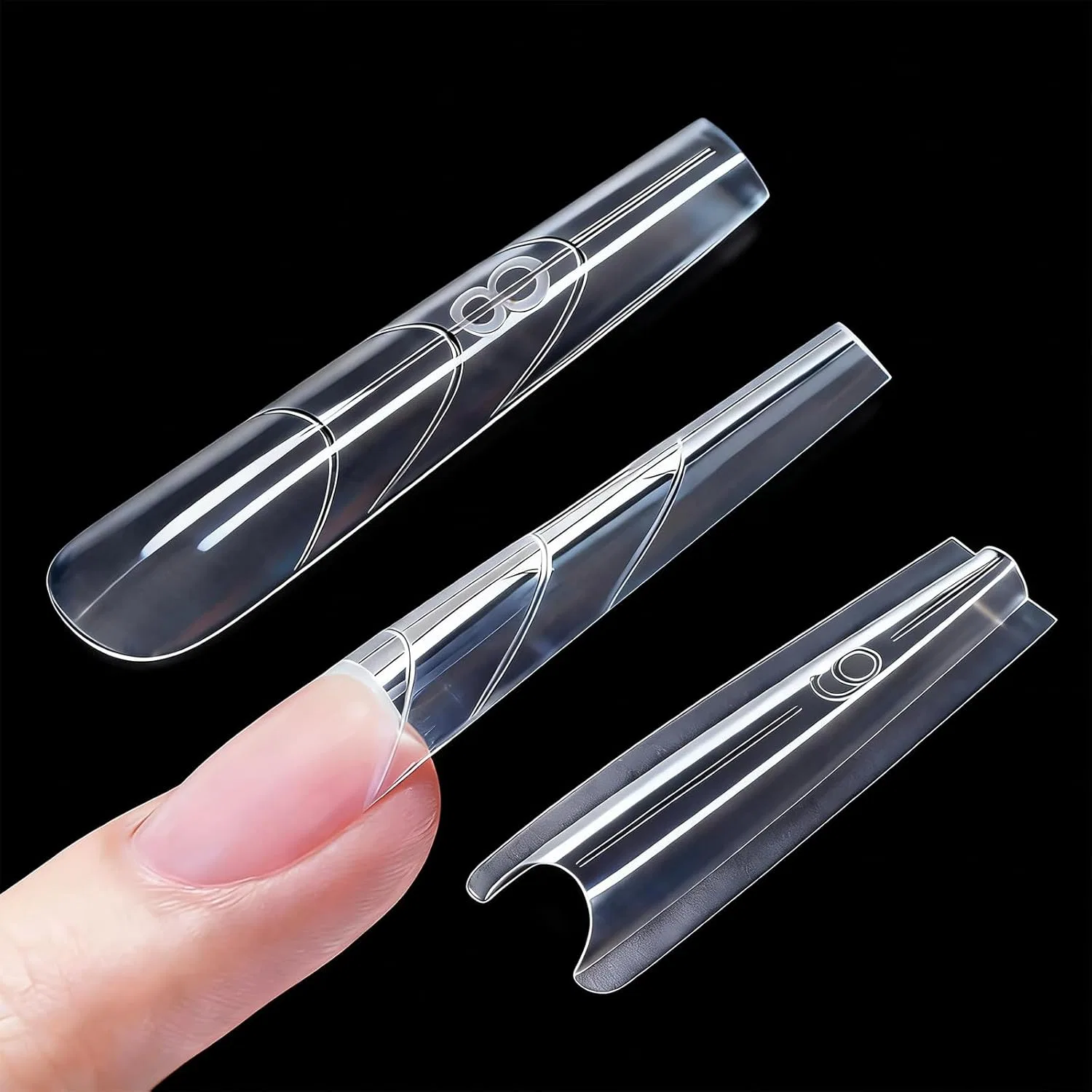 240 форм для наращивания ногтей «Sandwich Dual Set» Zenithaura