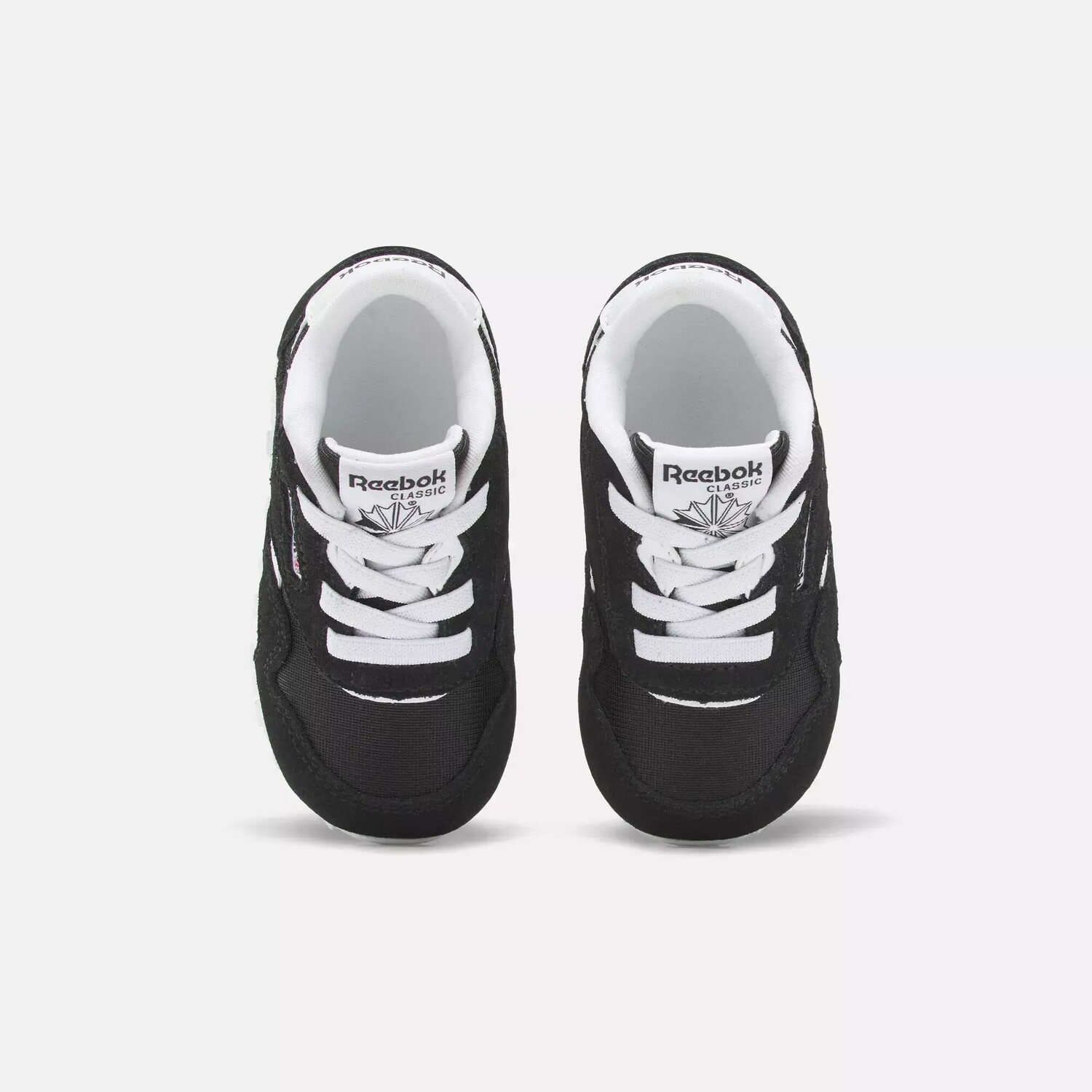 Классические нейлоновые кроссовки Reebok, черно-белый — фото 4