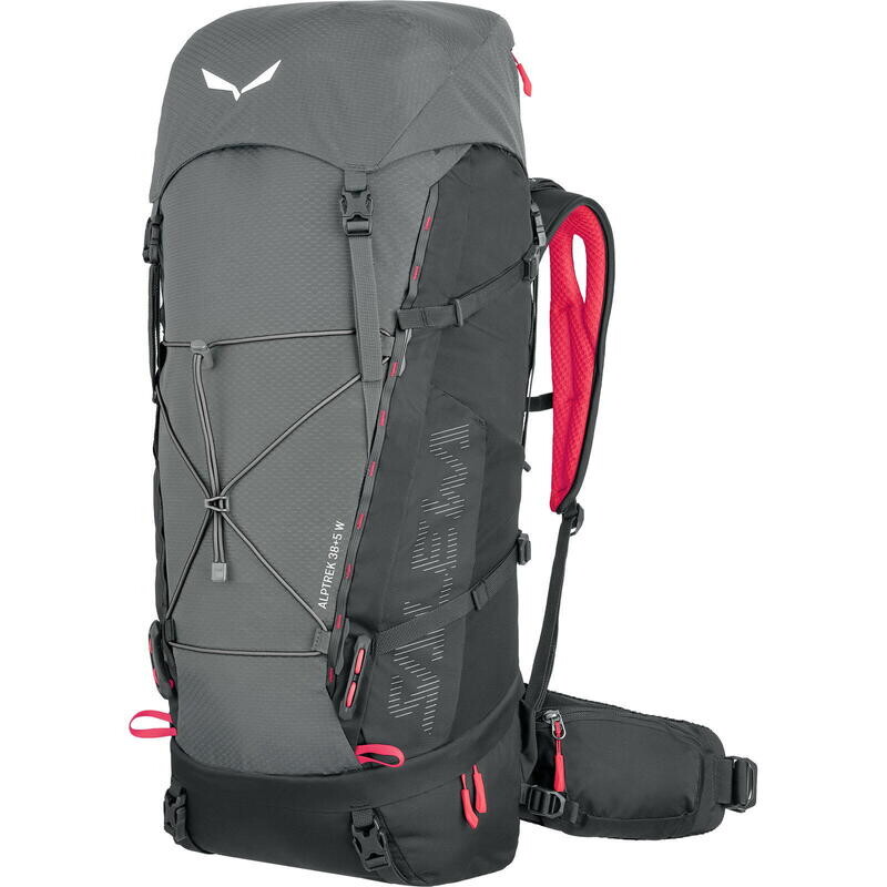 

Треккинговый рюкзак Alptrek 38+5 женский тихий оттенок-флуоресцентный коралл SALEWA, цвет grau