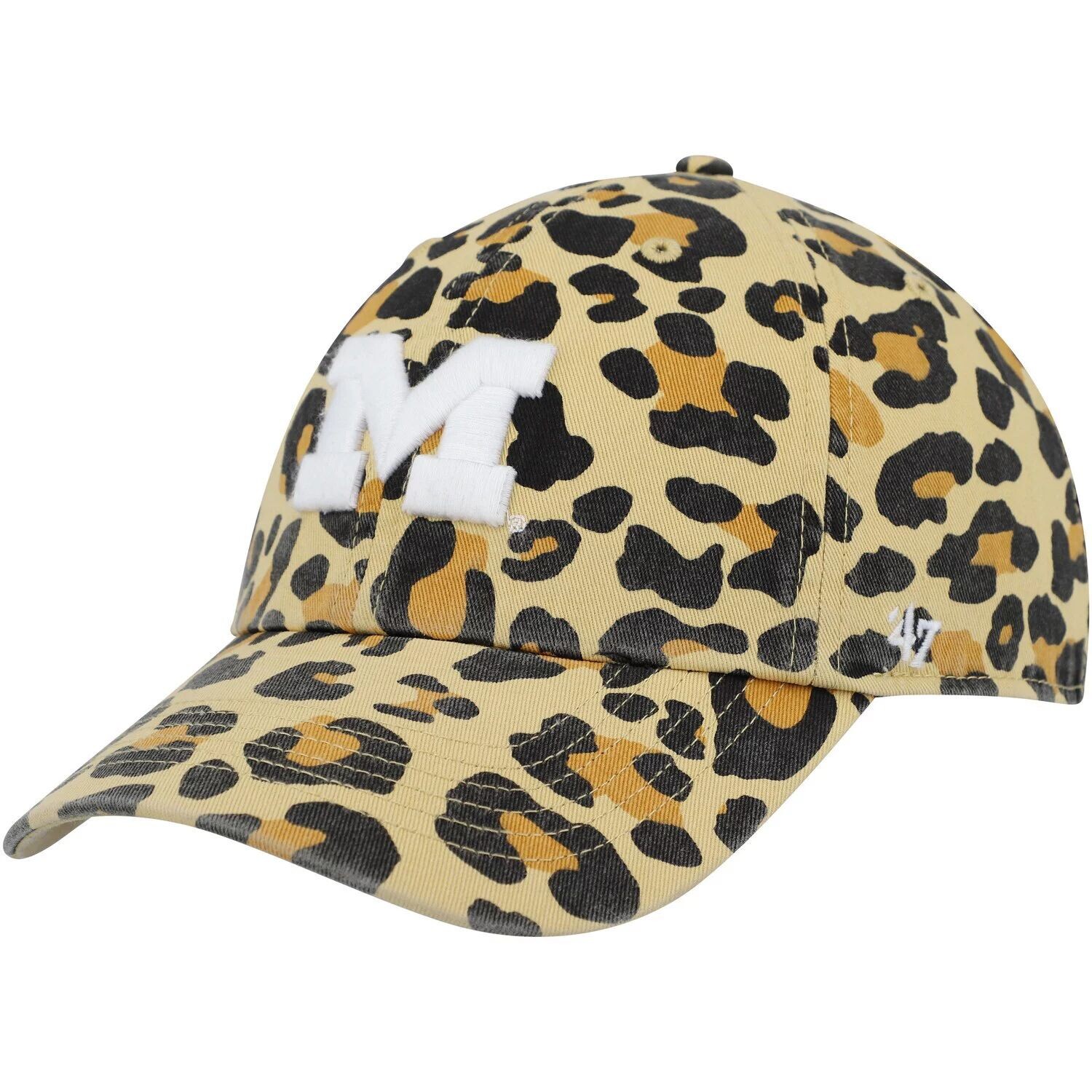

Женская регулируемая шляпа '47 Gold Michigan Wolverines Bagheera Clean Up