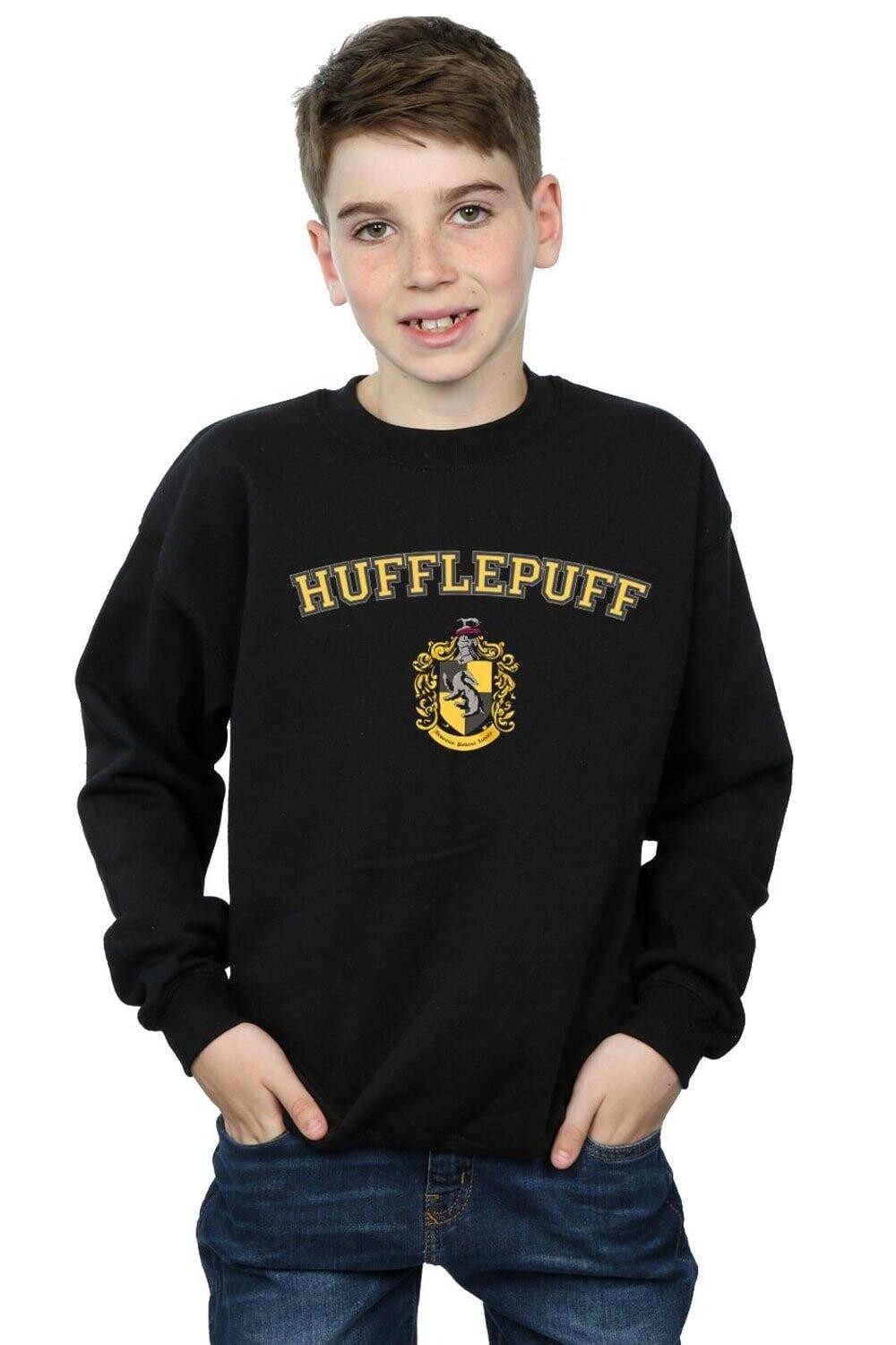 

Толстовка с гербом Хаффлпаффа Harry Potter, черный