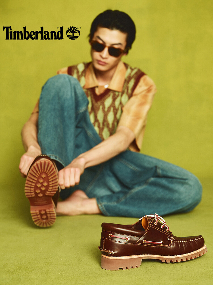 Кроссовки мужские Timberland классические, коричневый — фото 4