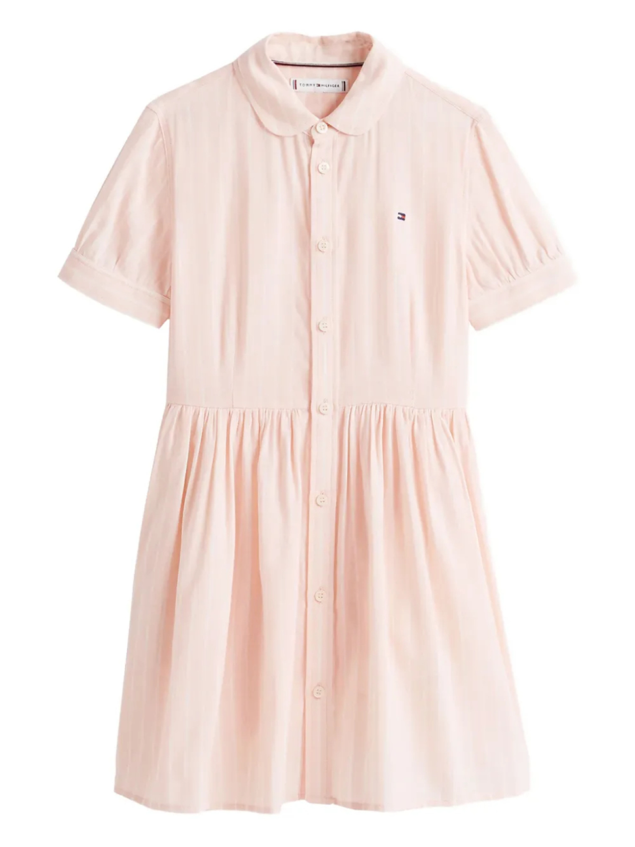 

Платье мини в полоску Tommy Hilfiger Junior, розовый