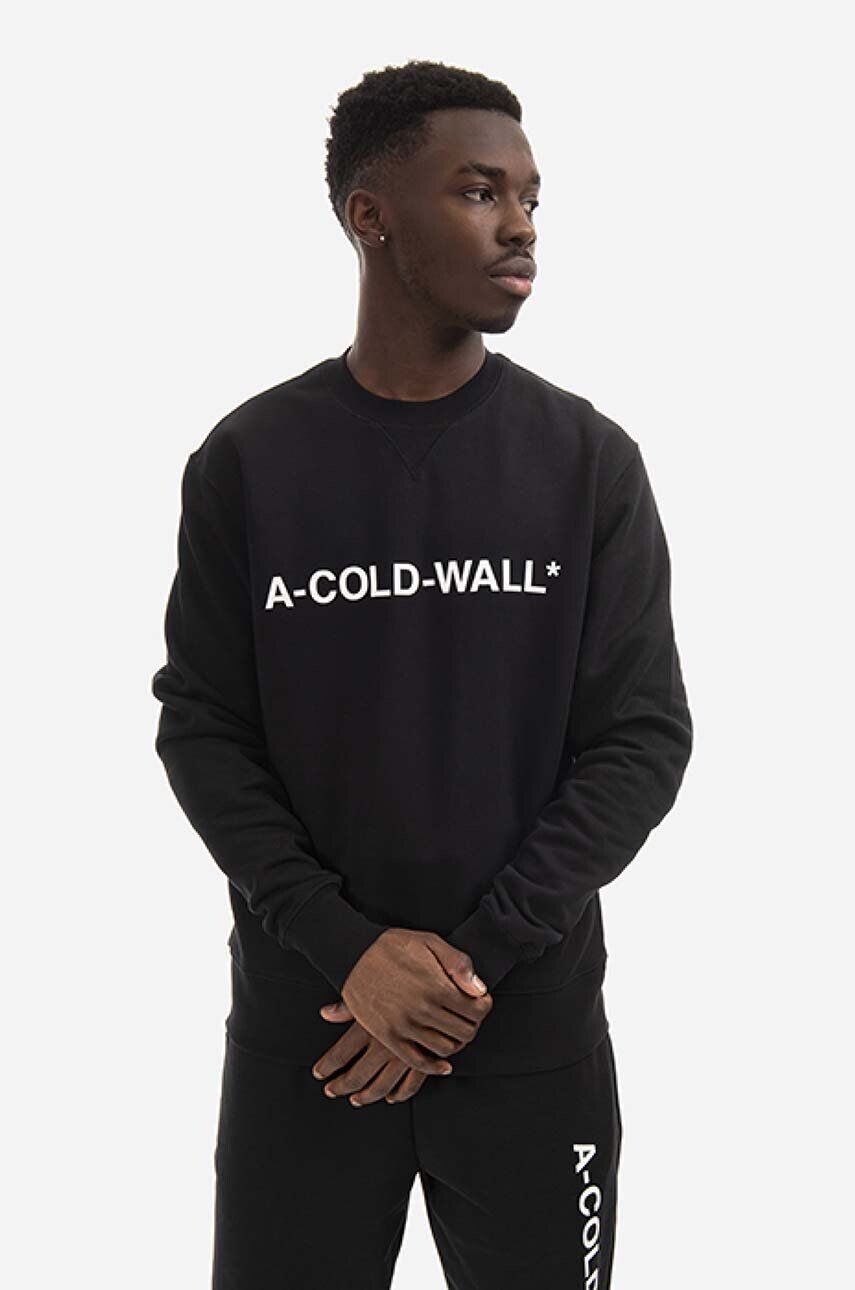 

Хлопковая толстовка с круглым вырезом Essential Logo A-COLD-WALL*, черный
