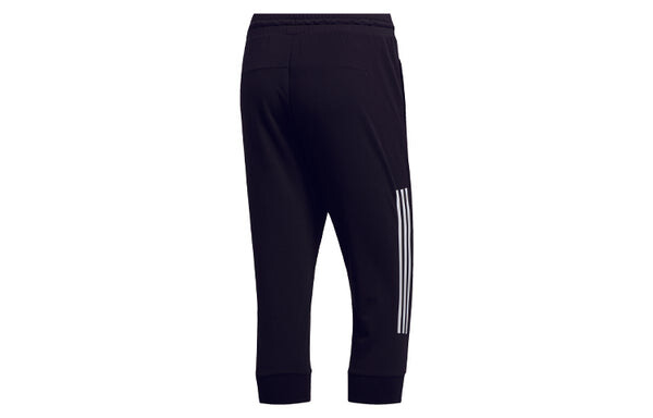 Спортивные штаны adidas M PNT 34 DK 3S Sports Cropped Pants Black, черный — фото 2