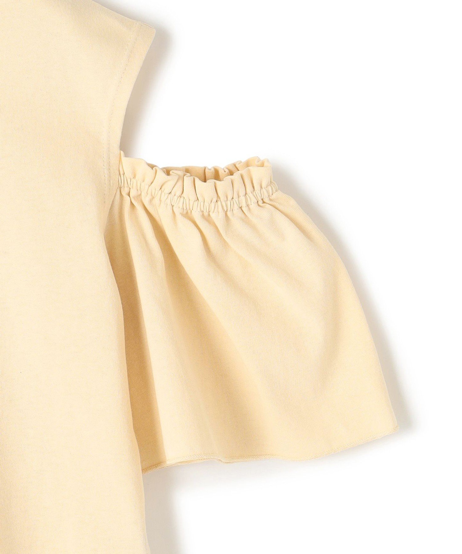 Футболка Футболки разных дизайнов [110-150 см] Unfilo, Yellow [Frill Sleeves] [040] — фото 4