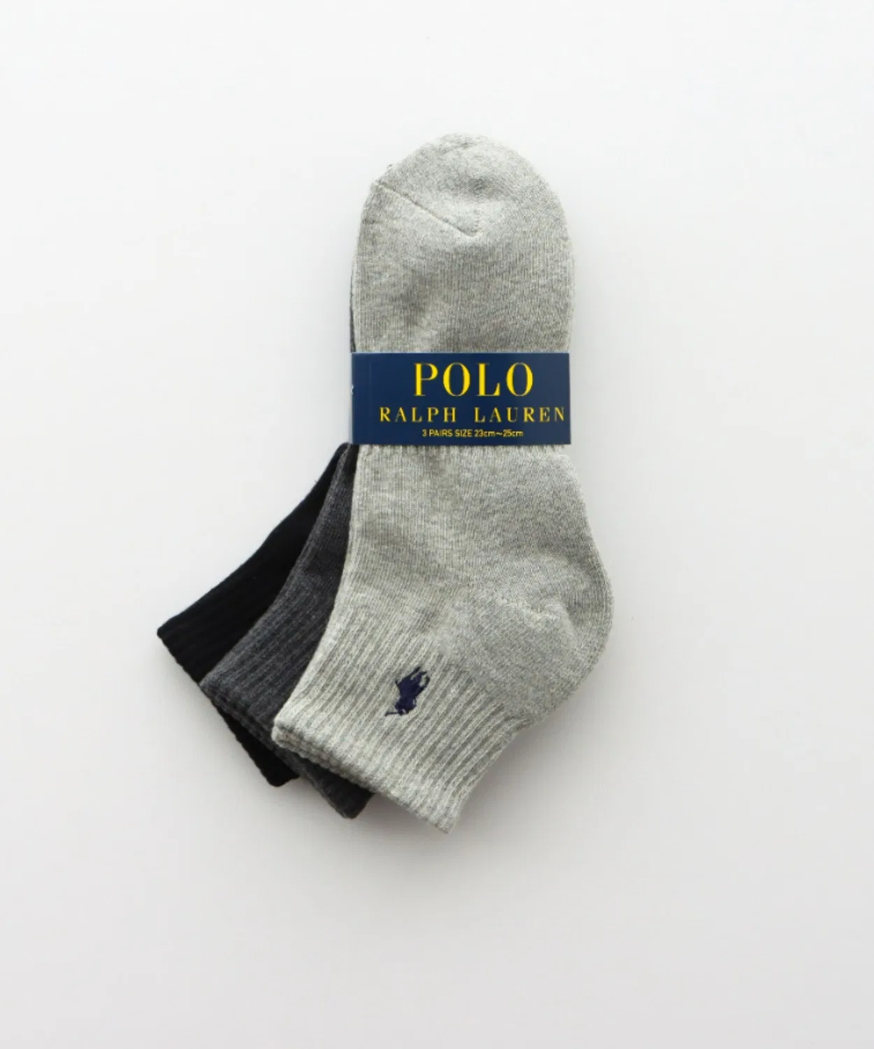 Носки POLO RALPH LAUREN 3 пары, короткие, розовые — фото 4