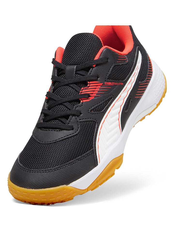 Puma Кроссовки "Solarflash Jr II" черно-красного цвета — фото 4