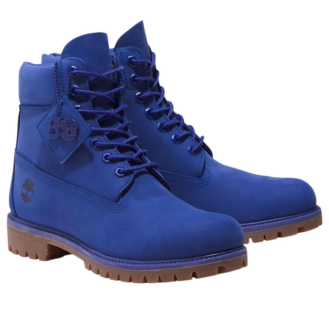 Водонепроницаемые ботинки Timberland 6 Inch Premium, цвет «50th Anniversary Bright Blue» — фото 3