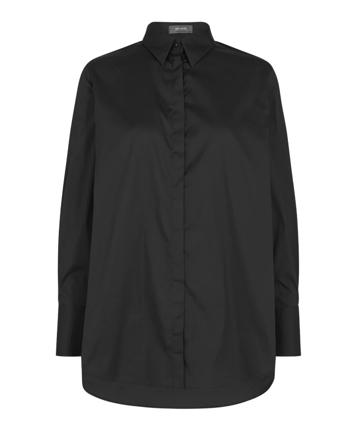 

Классическая черная блузка "Энола" Mos Mosh, черный