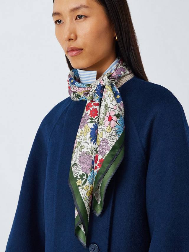 

Шелковый платок с дикими цветами от Made by Care John Lewis, Multi
