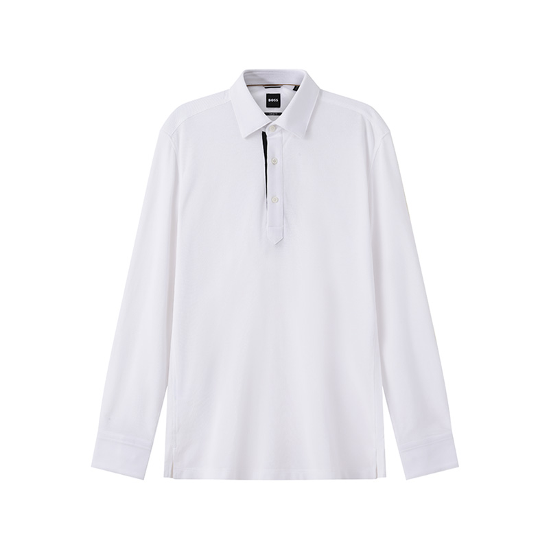

Футболка поло мужская белая SS24 HUGO BOSS