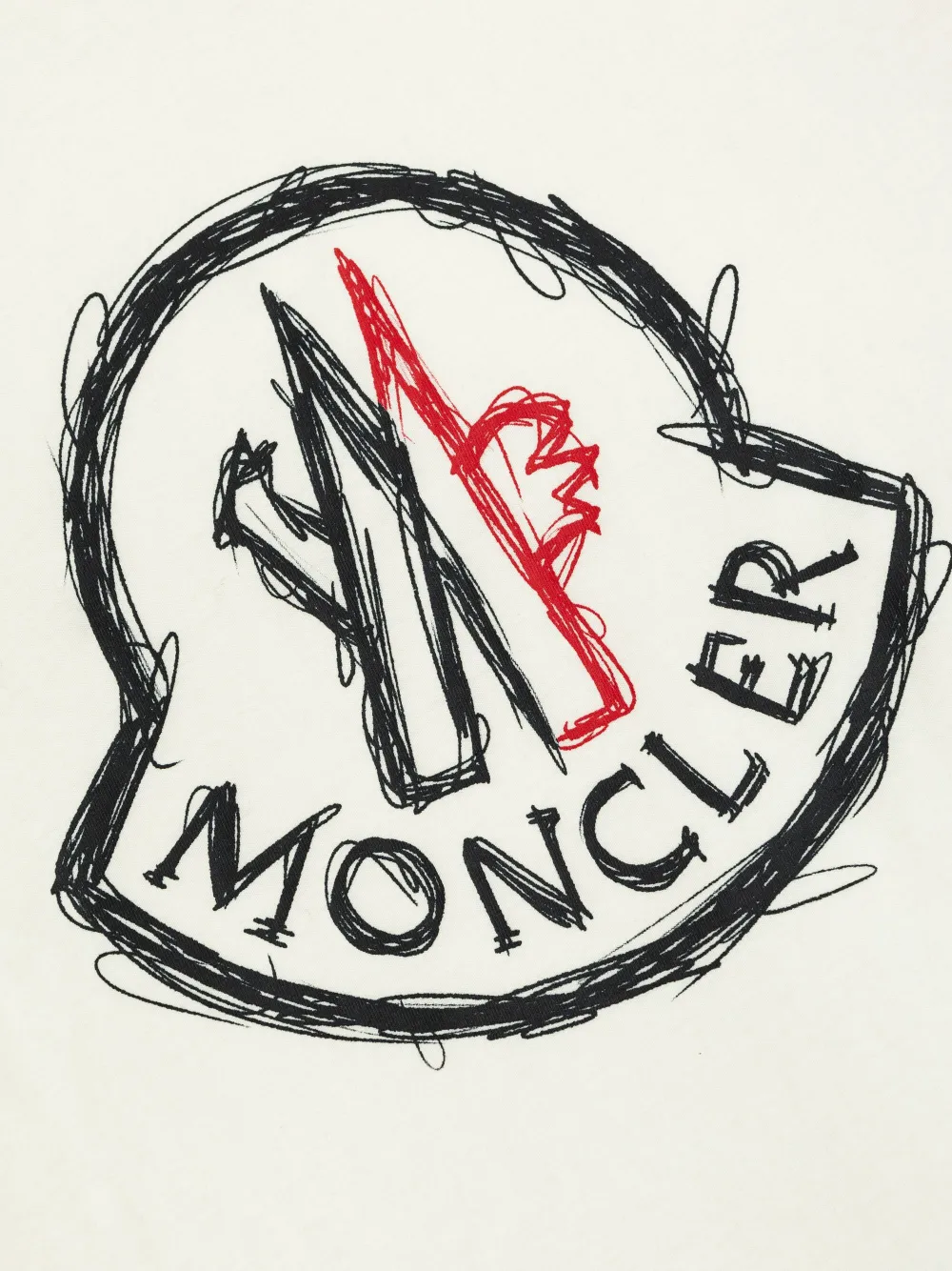 Футболка с нашивкой-логотипом Moncler Enfant, белый — фото 4