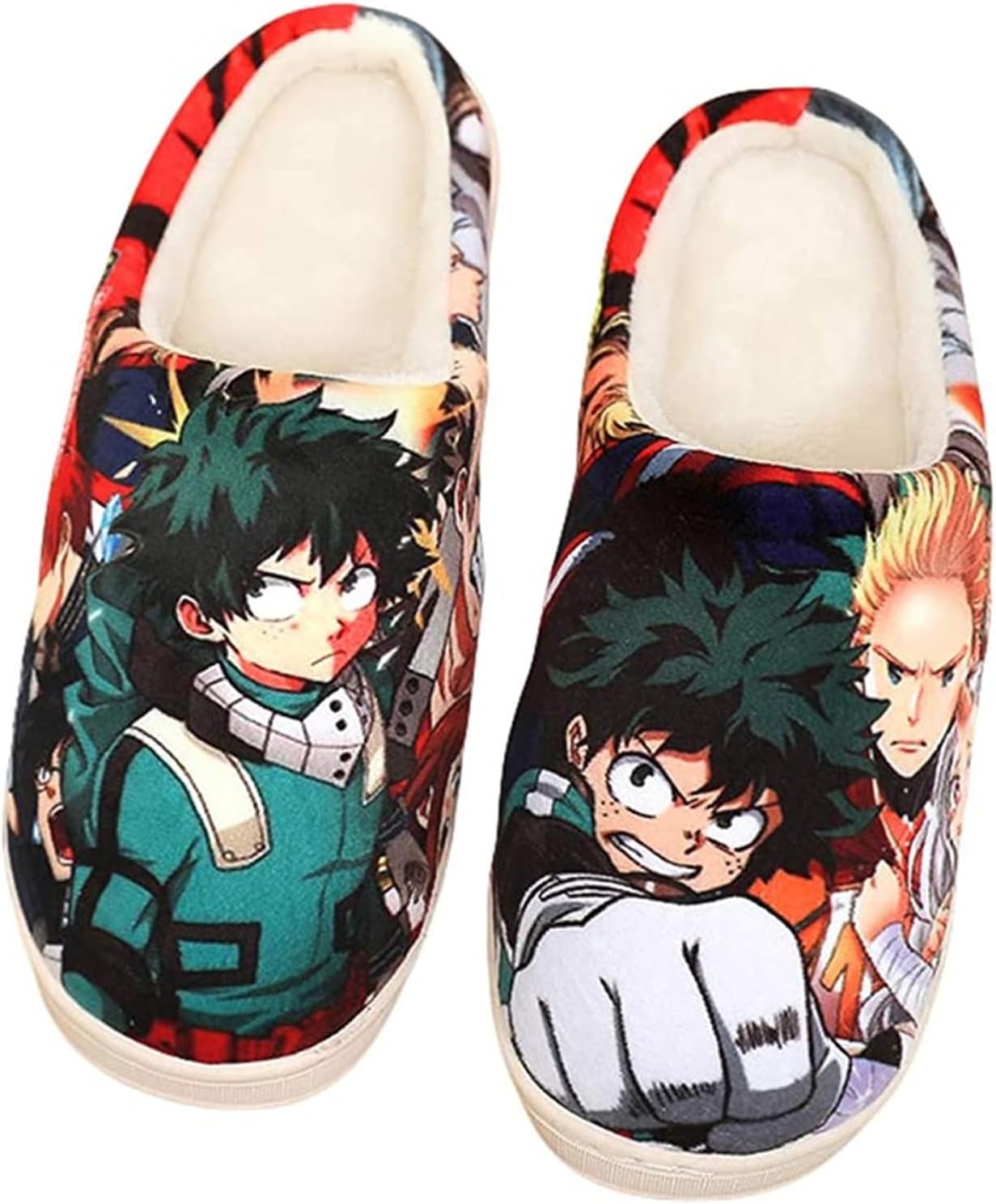 

Домашние тапочки в стиле аниме, мягкие, плюшевые, из пены с эффектом памяти, для мужчин и женщин, зимние, противоскользящие, для дома и улицы, без шнурков Wanhongyue, Color/7