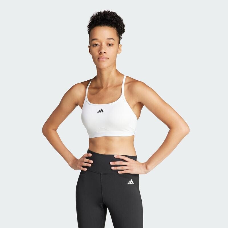 

Спортивный бюстгальтер Aeroreact Training с легкой поддержкой ADIDAS, цвет weiss