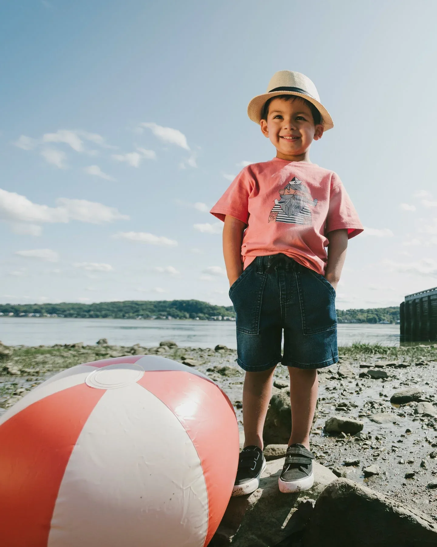 Джинсовые шорты из французской махровой ткани темно-синего цвета Deux Par Deux — фото 2
